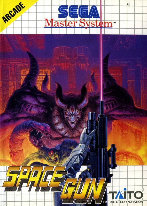 Space Gun box art for Sega Master System
